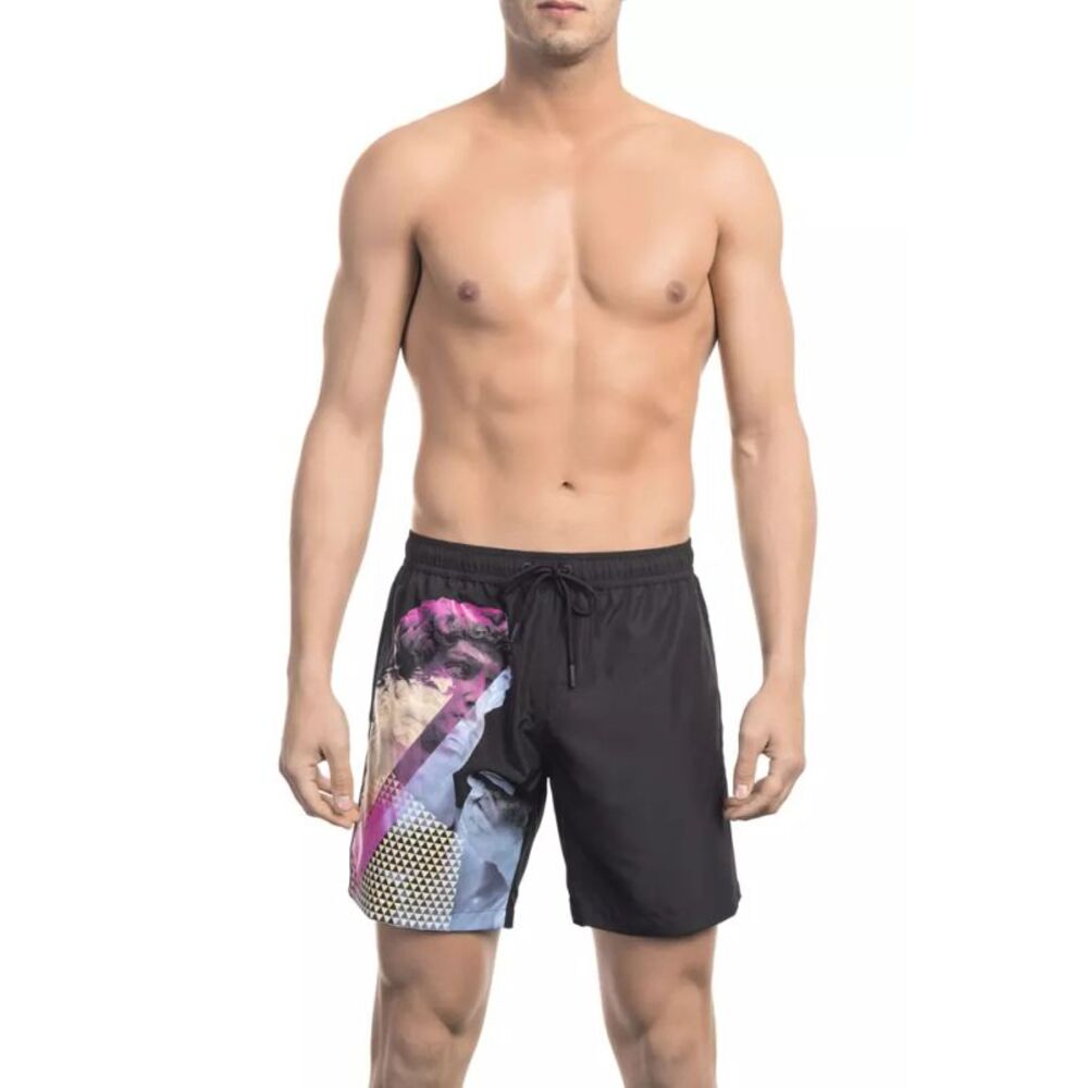 Bikkembergs Black Polyester Men Swim Men's Short
